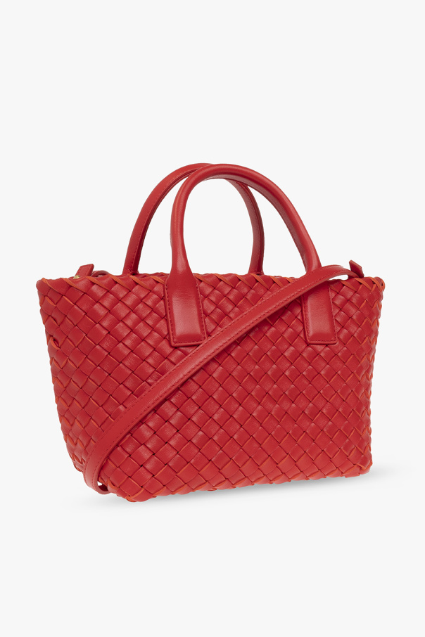 Red 'Cabat Mini' shopper bag Bottega Veneta - Vitkac Canada